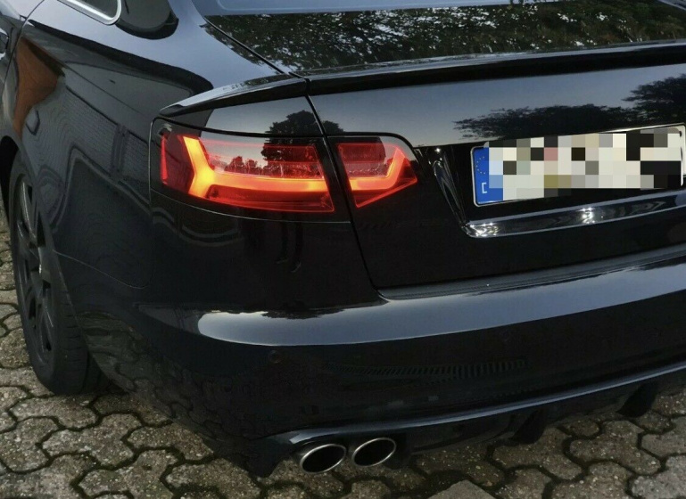LED Lightbar Design Rückleuchten für Audi A6 4F (C6) Facelift 08-11 Limousine rot/rauch